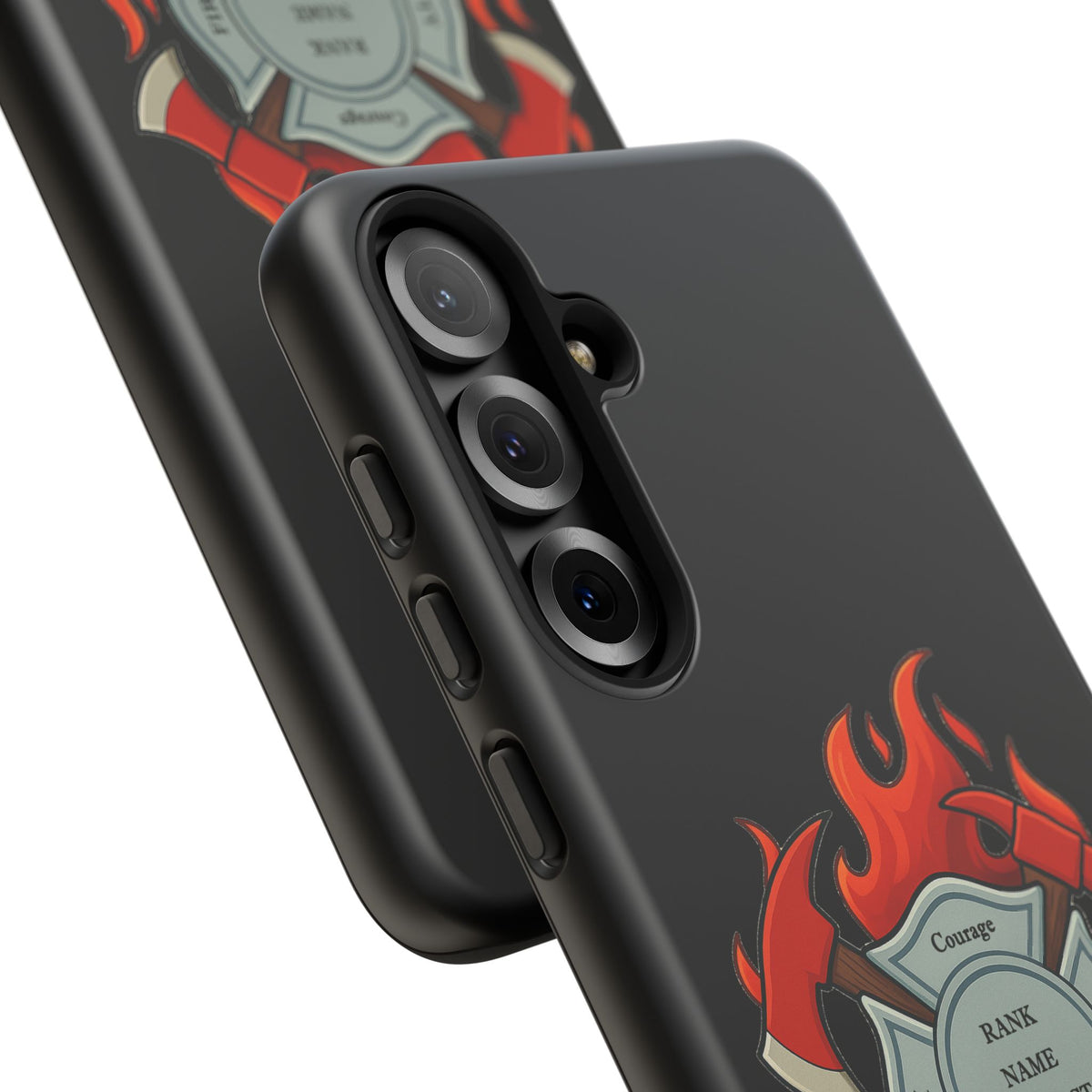 Firefighter Maltese Cross Phone Case — Custom Rank/Name/District Design