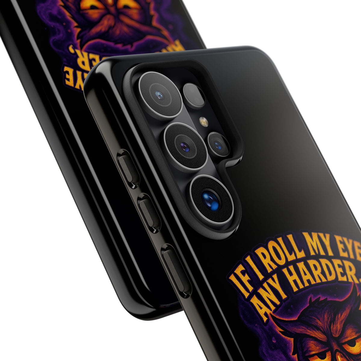 Phone Case — 'If I Roll My Eye Any Harder I'll Take Flight' Owl Graphic