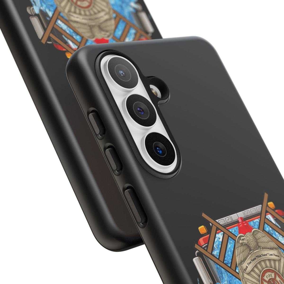 Firefighter Badge Phone Case – Maltese Cross Rescue Design
