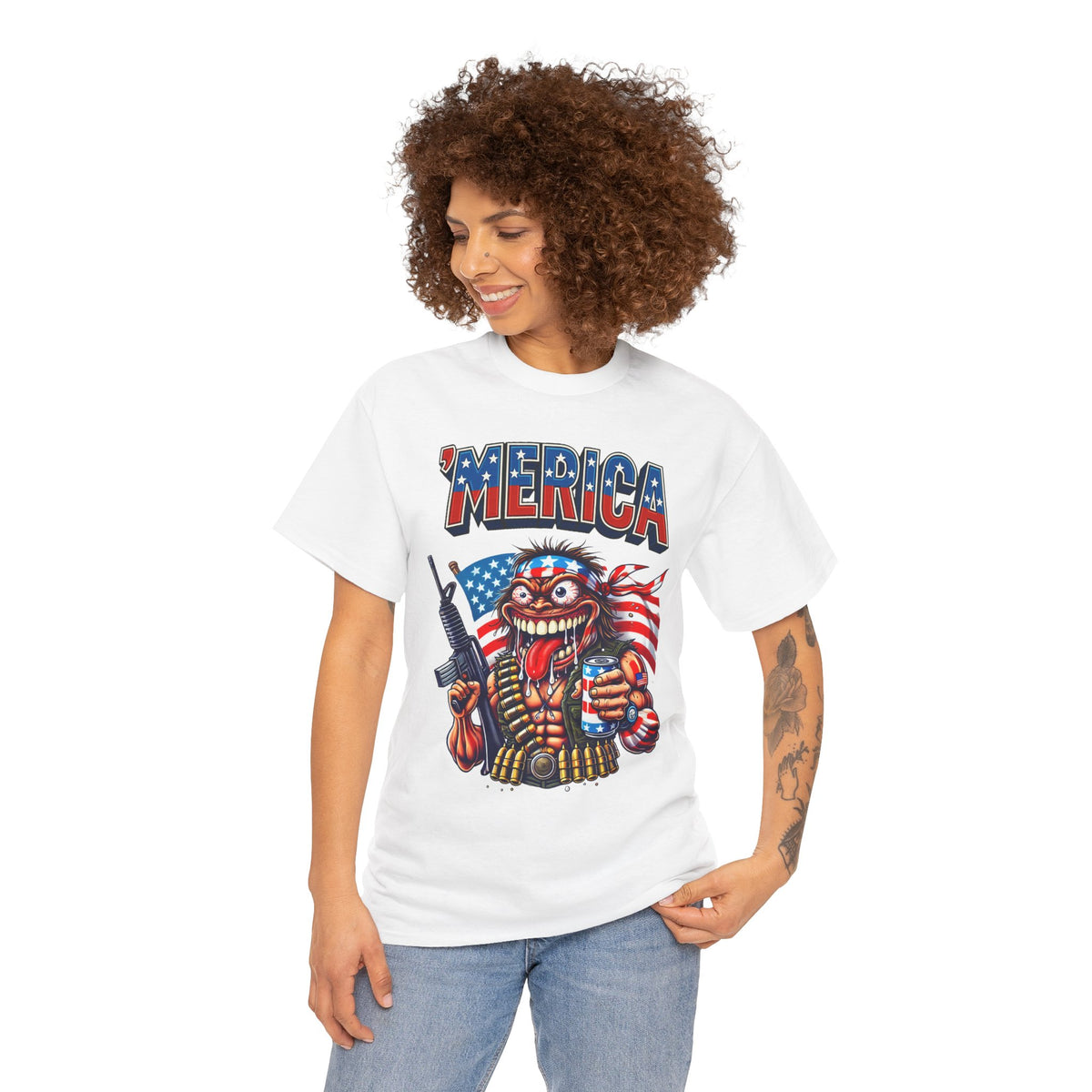 ‘MERICA – Patriotic Mayhem Graphic Tee