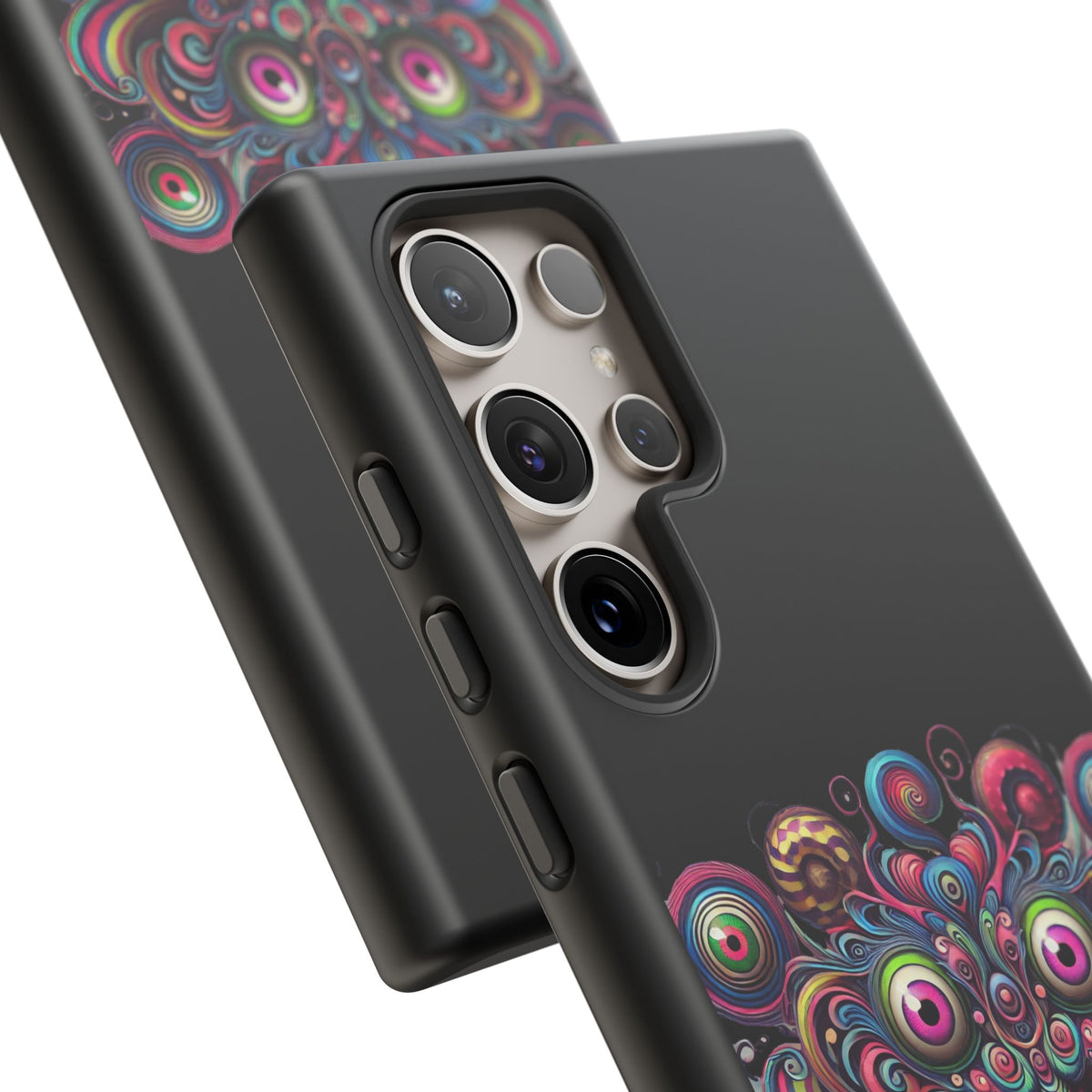 Psychedelic Smiling Eye Cluster Phone Case