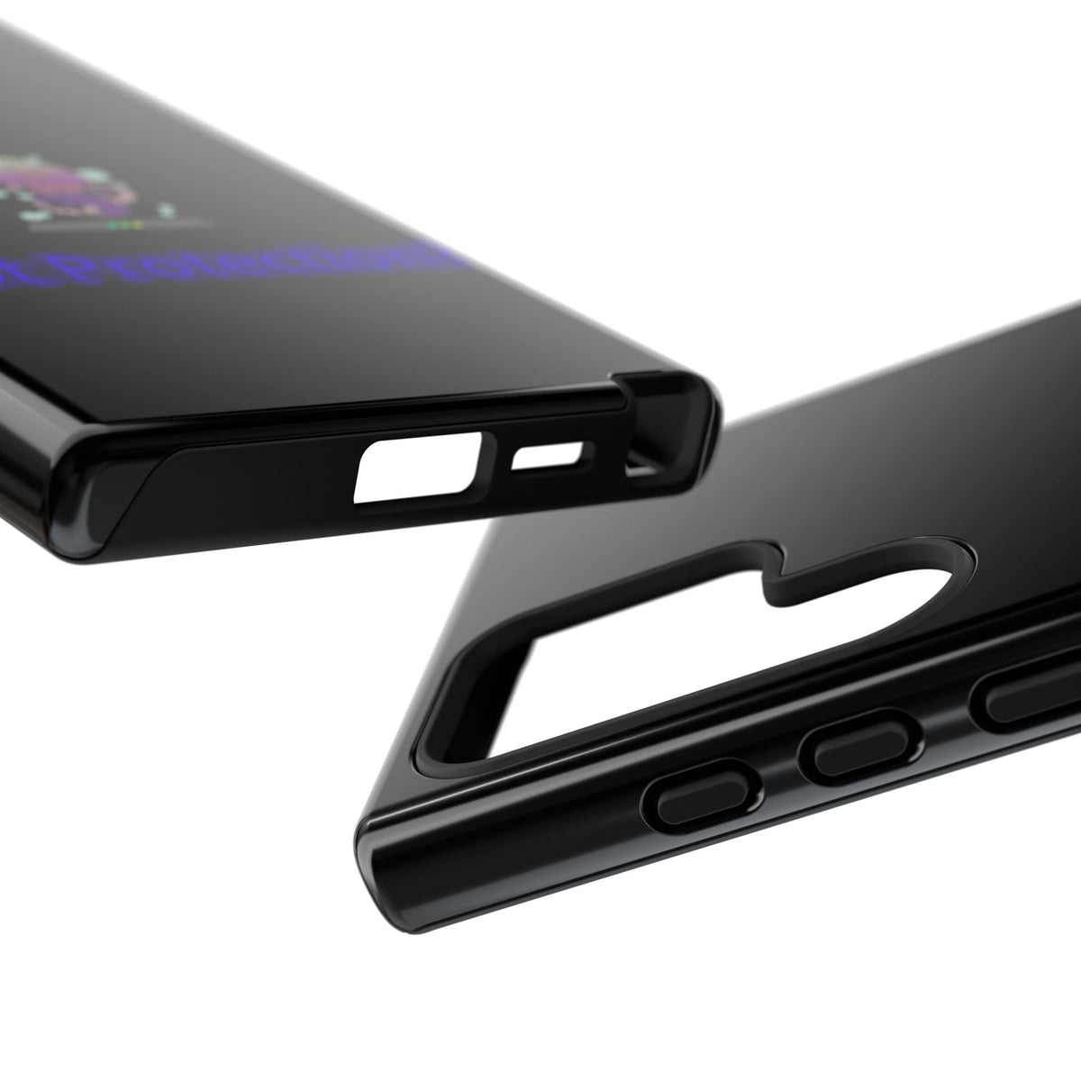 Phone Case — 'Got Protection?' Cute Purple Alien Anti-Shock Protective Cover