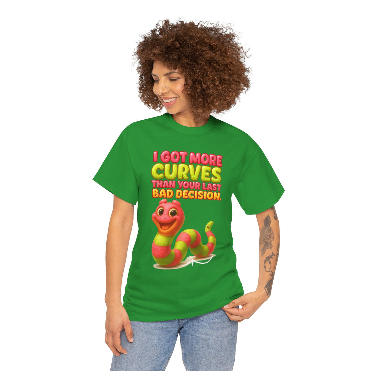 I Got More Curves – Gummy Snake Funny T-Shirt