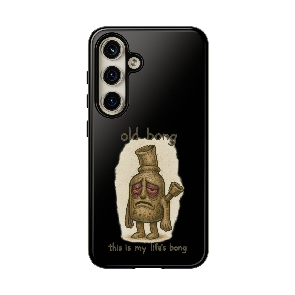 Phone Case — 'Old Bong' Funny Stoner Illustration, "This Is My Life's Bong"
