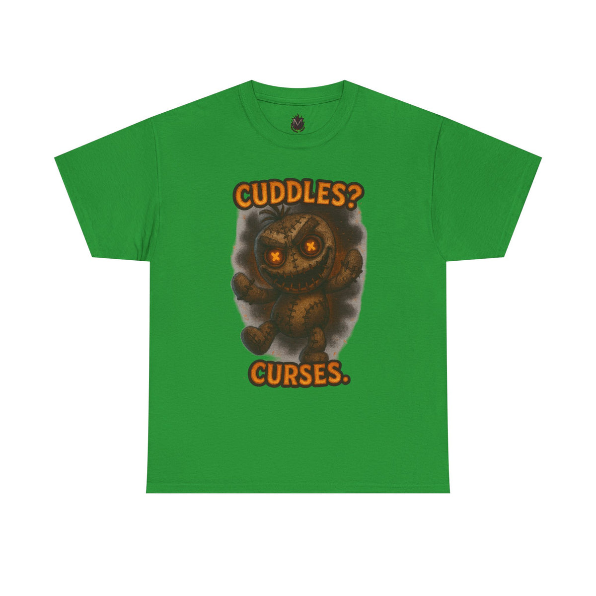 Cuddles? Curses. bear graphic tee | T-Shirt