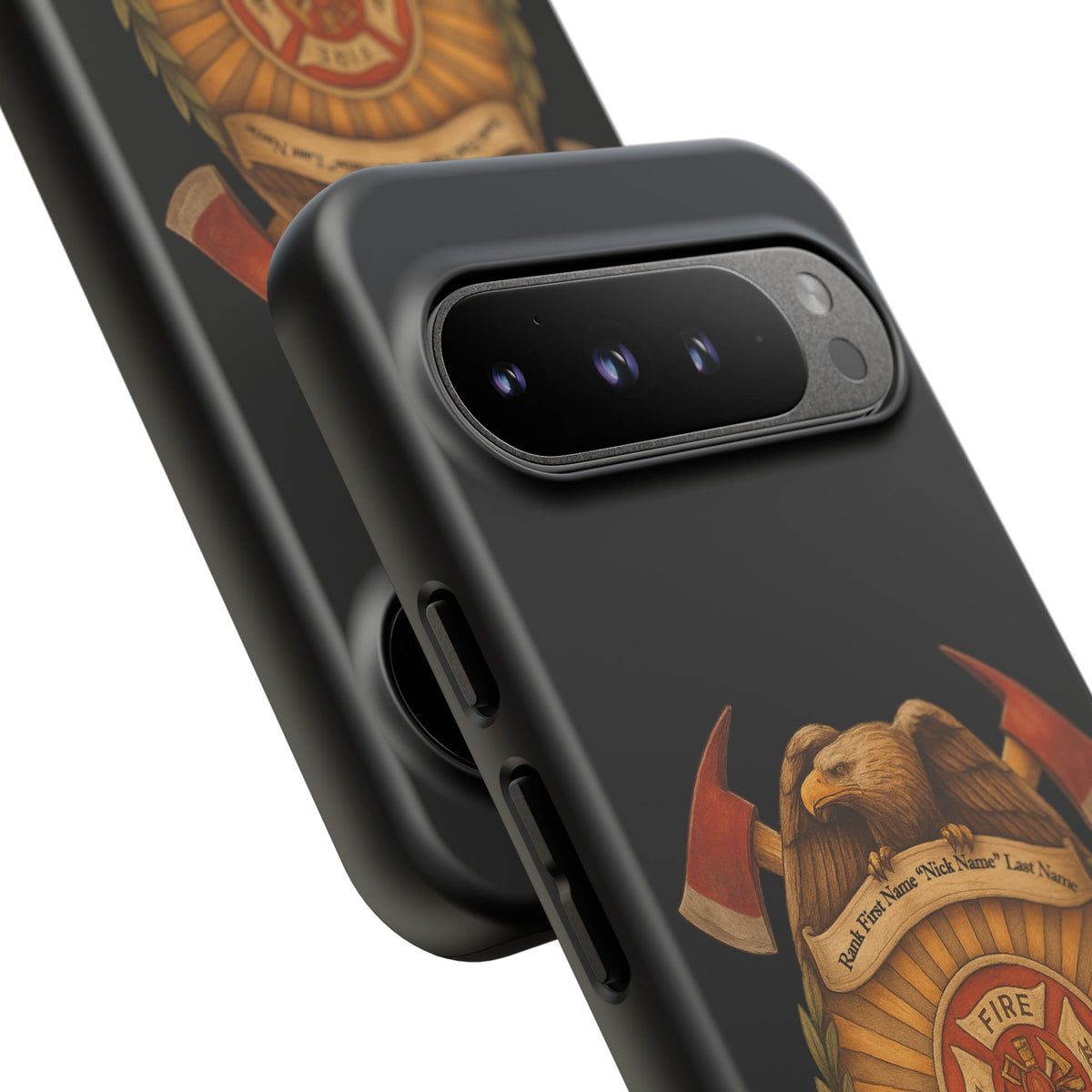Firefighter Badge Phone Case — Tough Cases Customizable Emblem Design