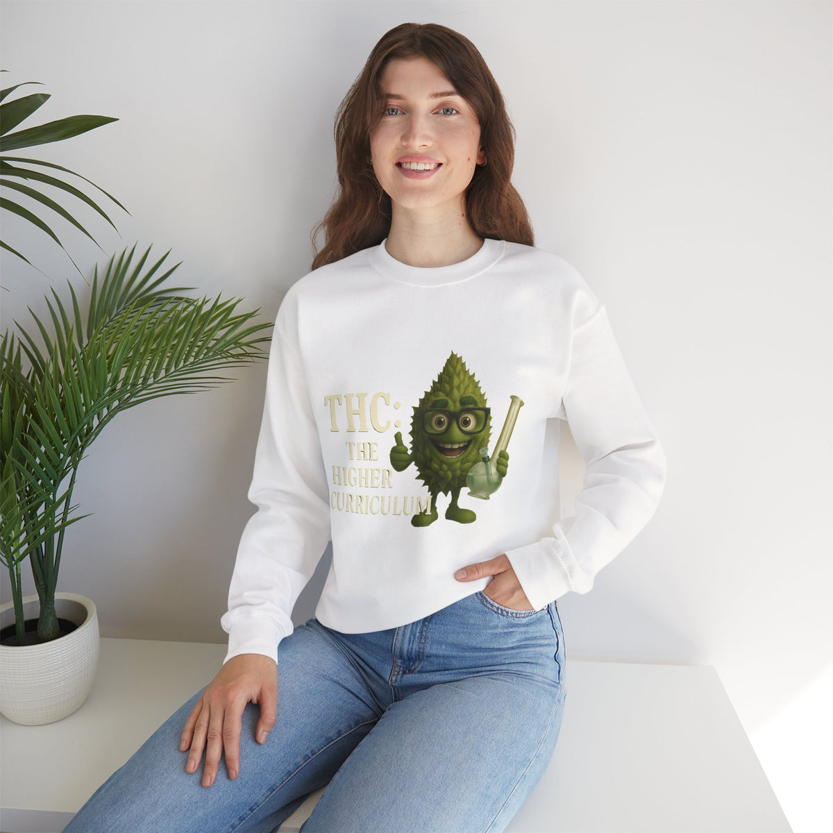 THC: The Higher Curriculum – Stoner Education Sweatshirt