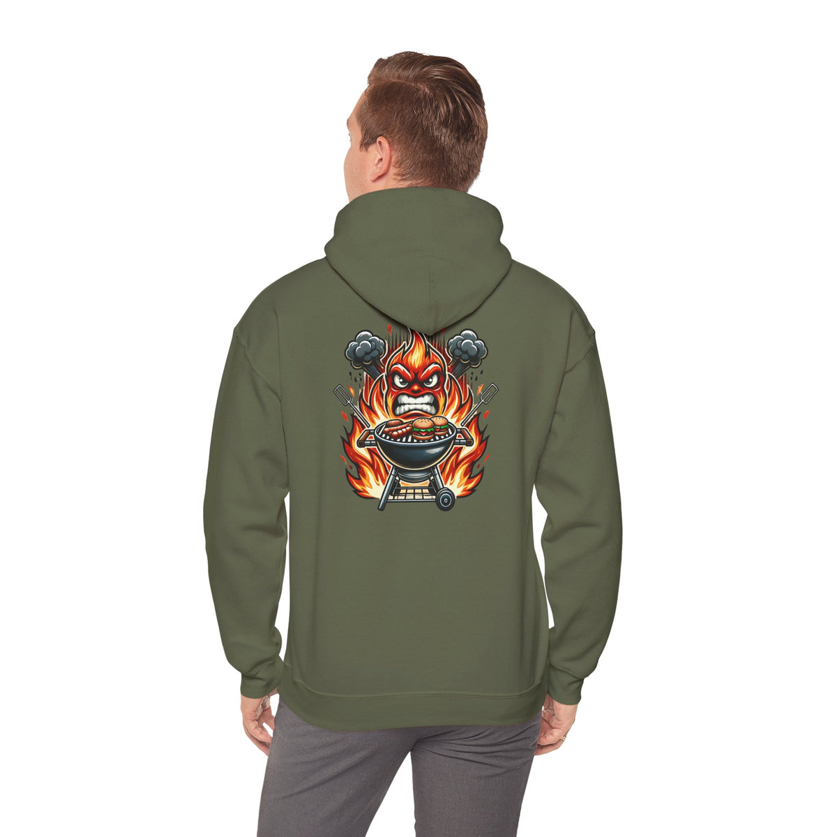 Grillmaster Hoodie – Fire Fueled, Meat Approved