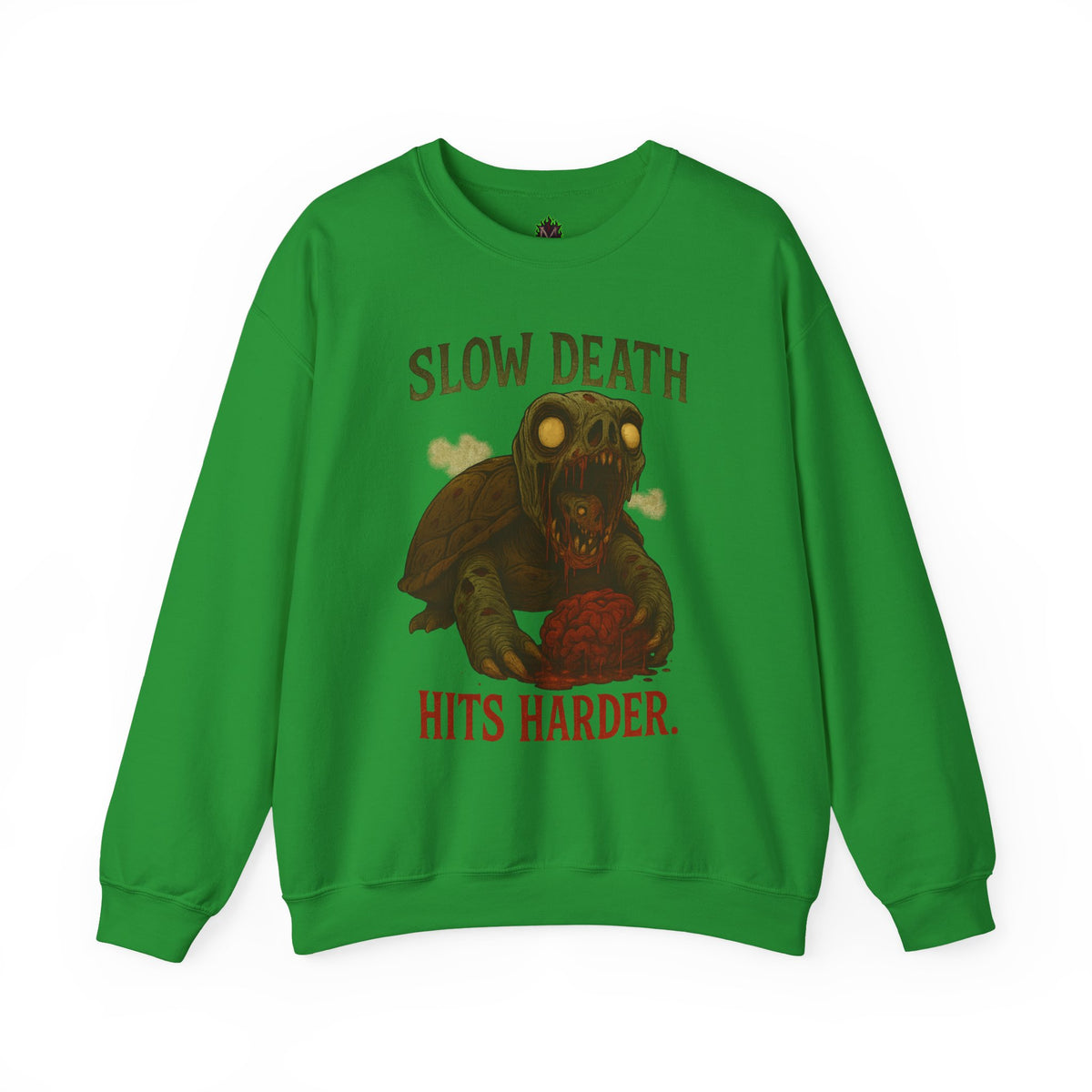 Slow Death Hits Harder – Undead Turtle Sweatshirt