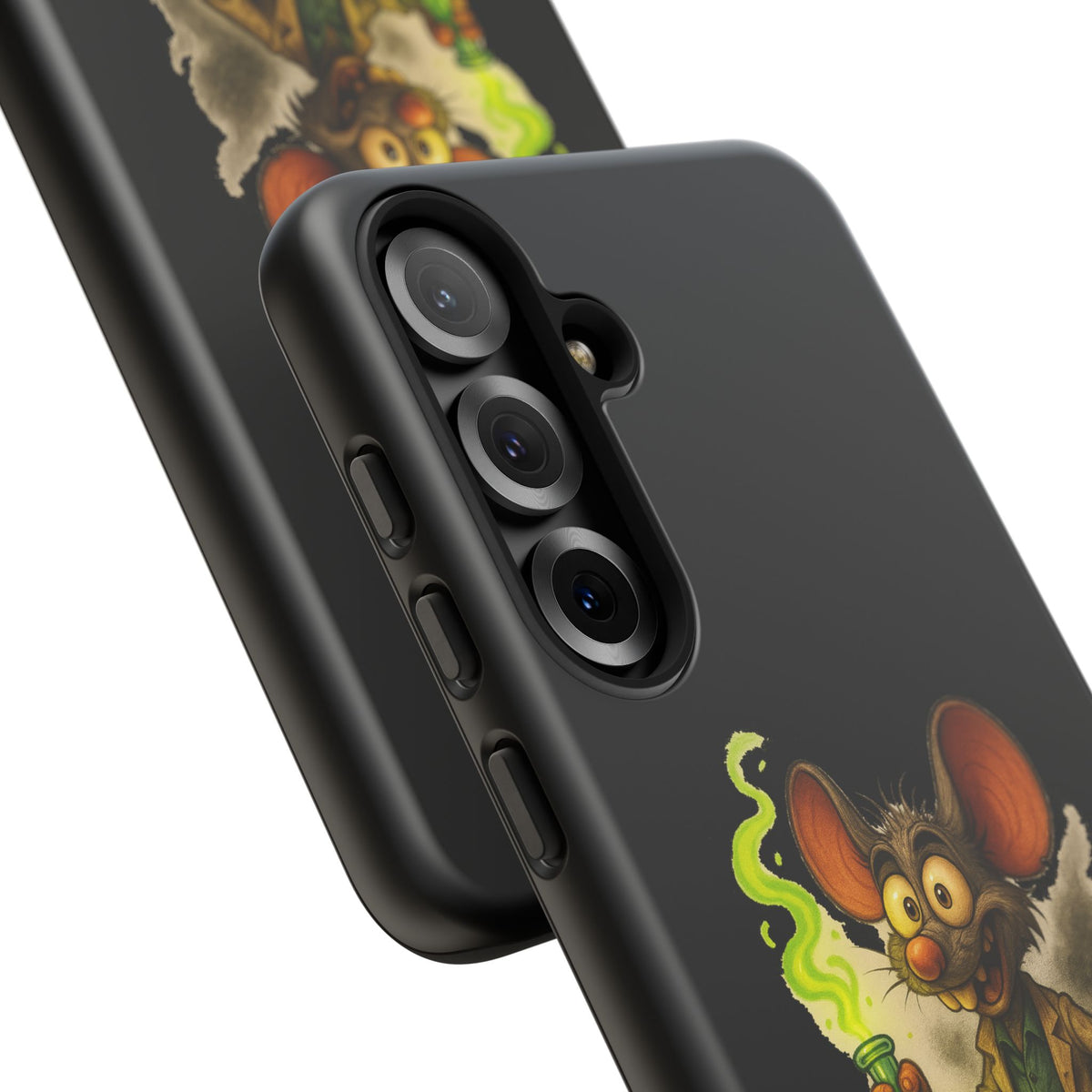 Phone Case — Funny Cartoon Rat "Oops That Wasn't Cheese" Protective Cover