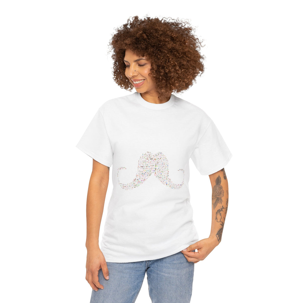 Funny Mustache Tee