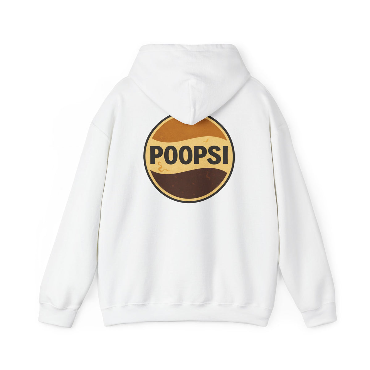 Poopsi Logo Hoodie — Funny Retro Soda Parody Sweatshirt