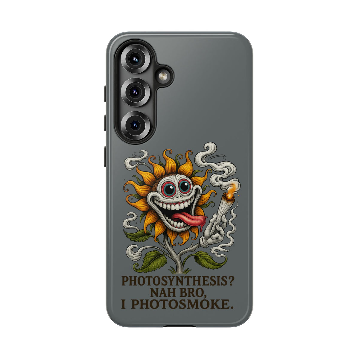 Photosmoke Sunflower Phone Case — Funny Stoner Botanical iPhone Cover