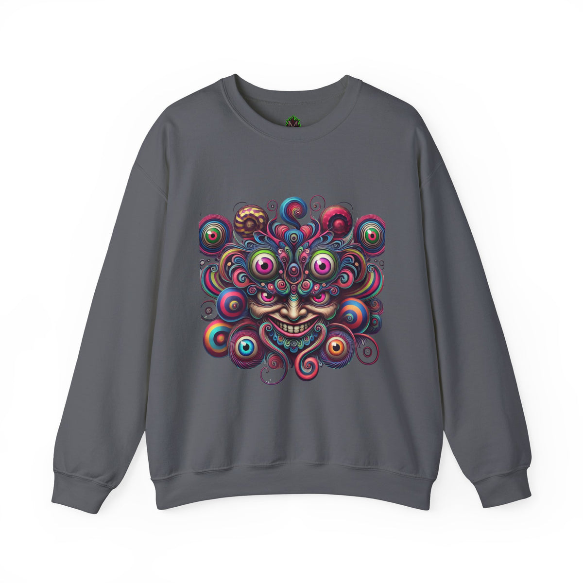 Psychedelic Eye Swarm Crewneck Sweatshirt