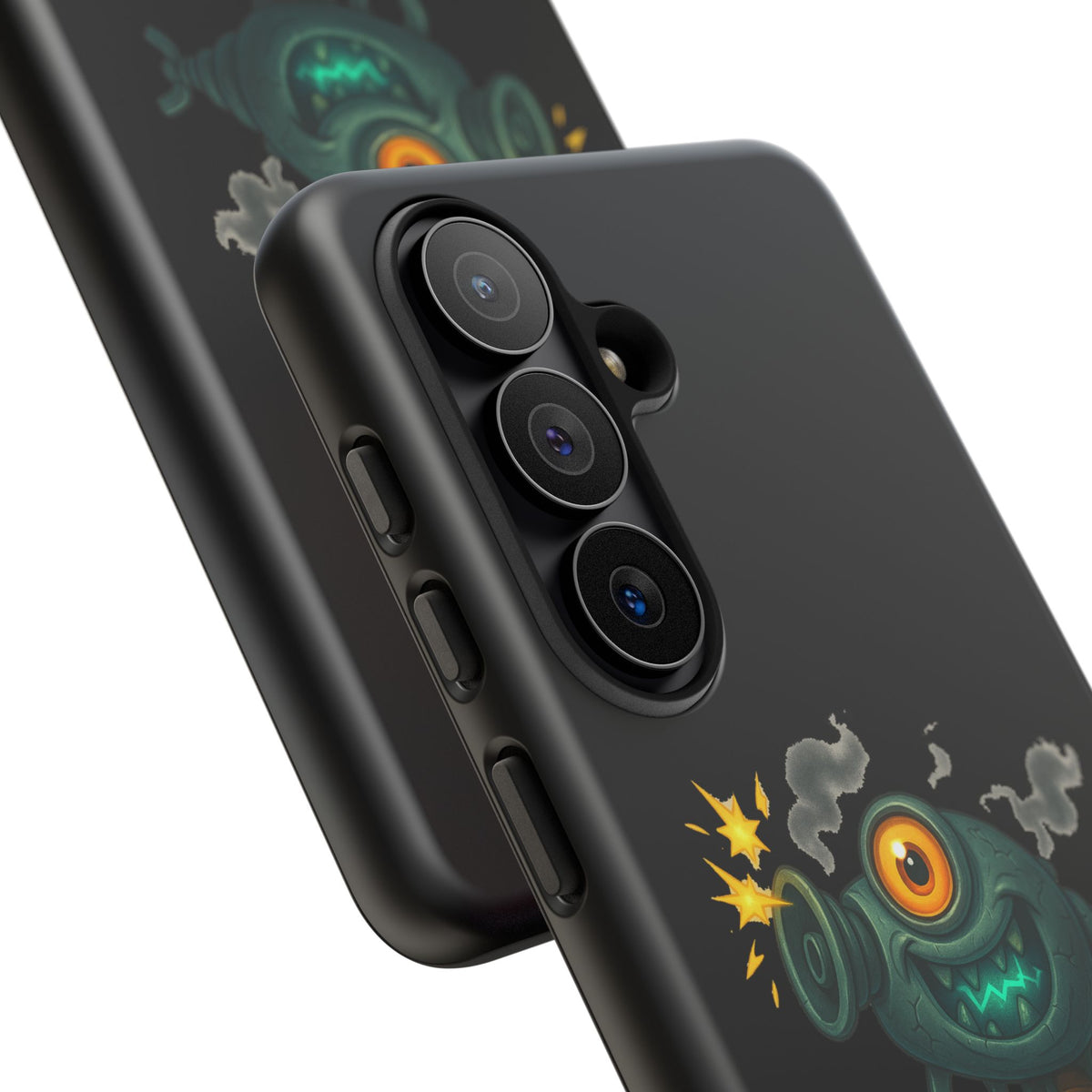 Phone Case — Cute Zombie Blaster Design with "I See You... And Now You're Toast"