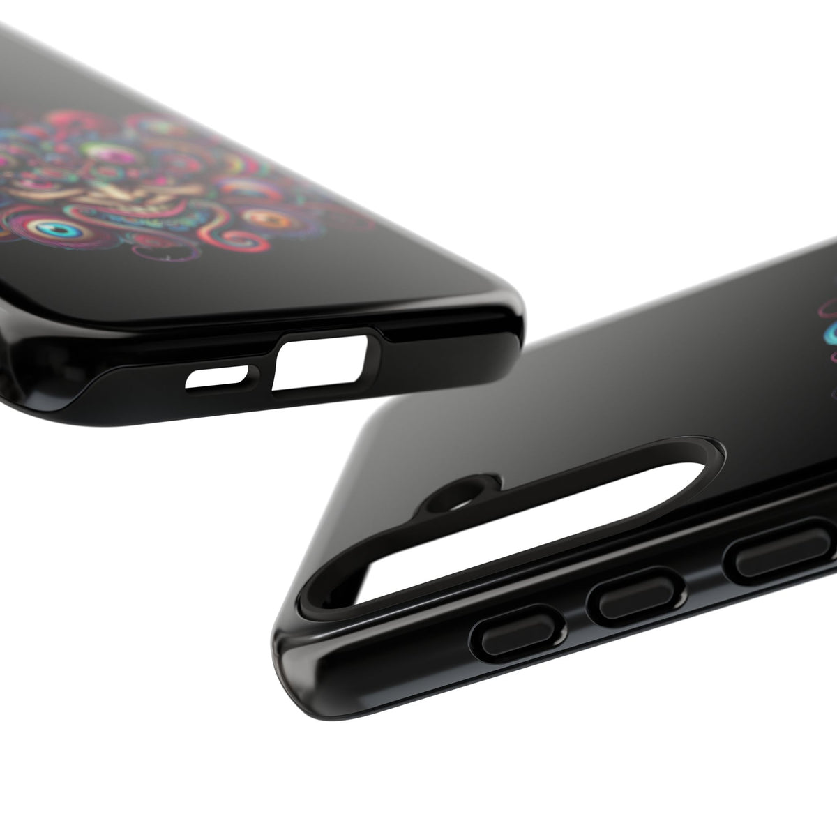 Psychedelic Smiling Eye Cluster Phone Case