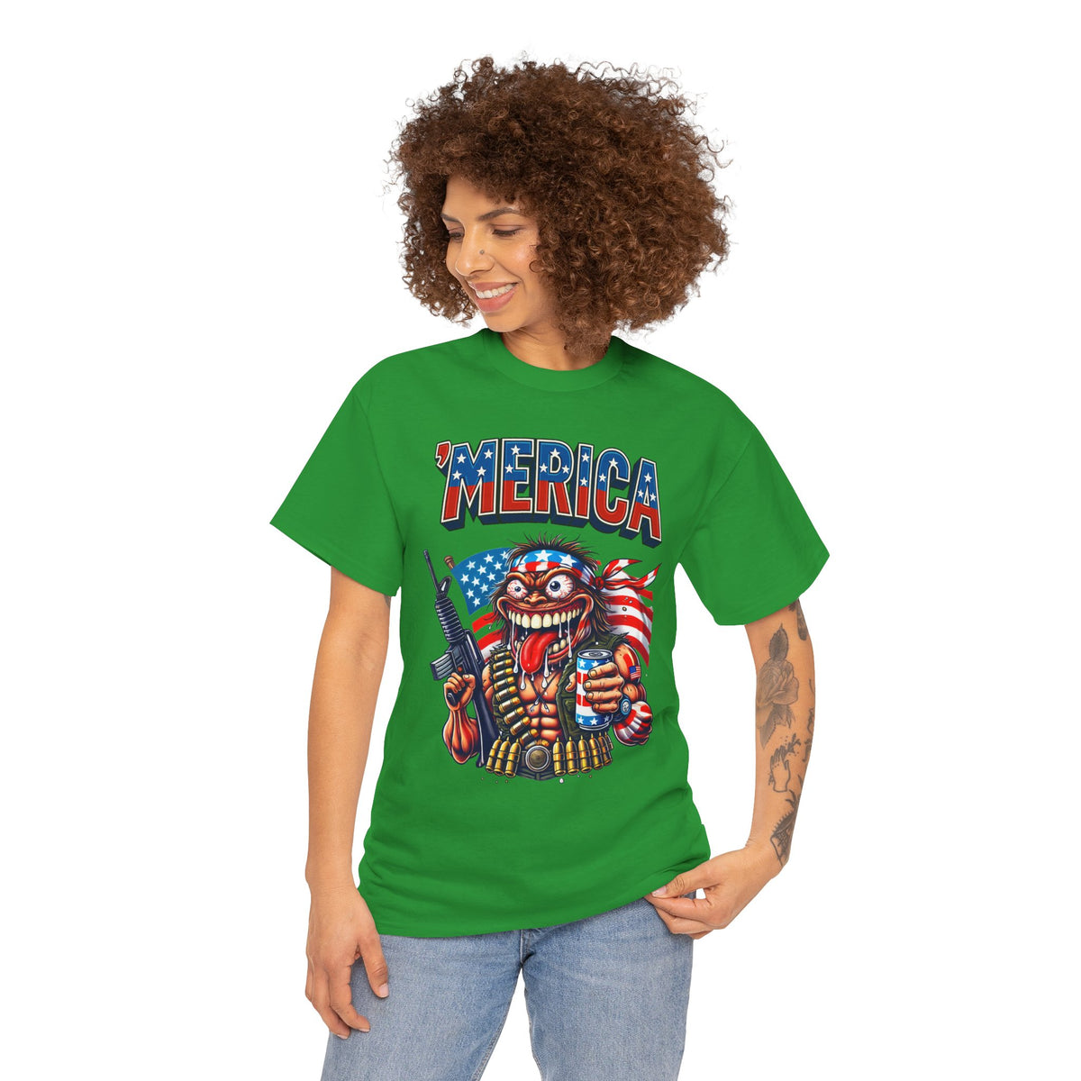 ‘MERICA – Patriotic Mayhem Graphic Tee