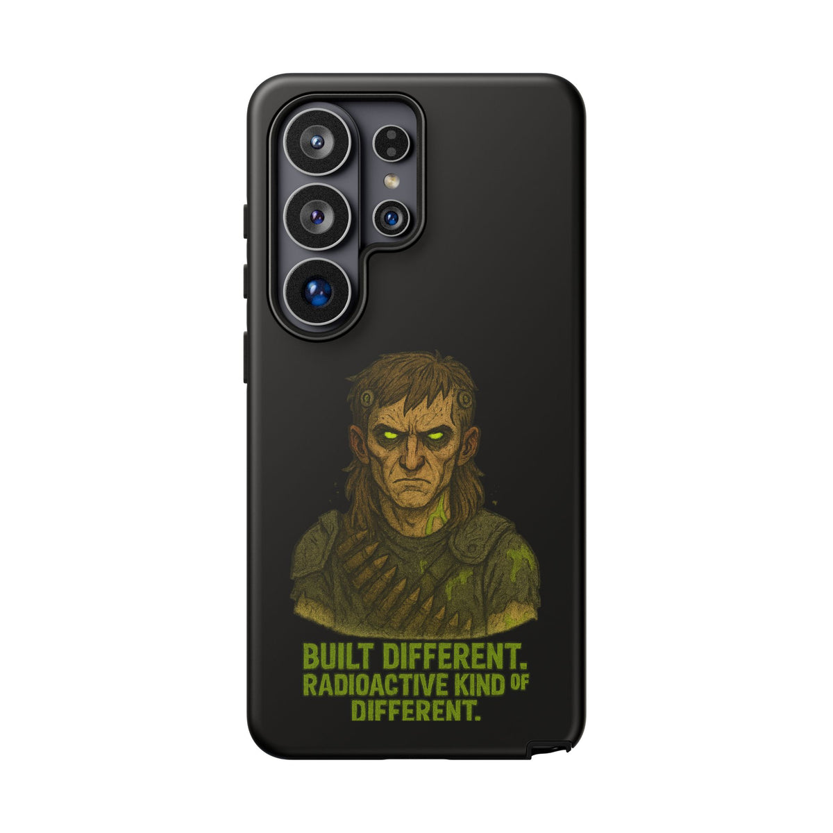 Phone Case — "Built Different, Radioactive Kind of Different" Mutant Design