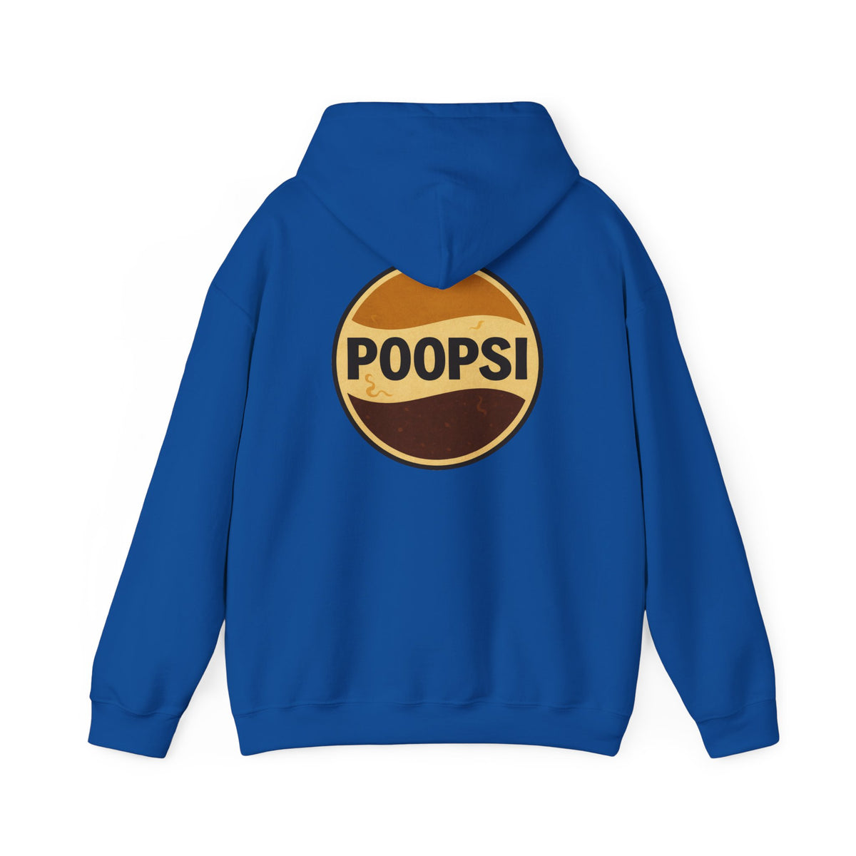 Poopsi Logo Hoodie — Funny Retro Soda Parody Sweatshirt