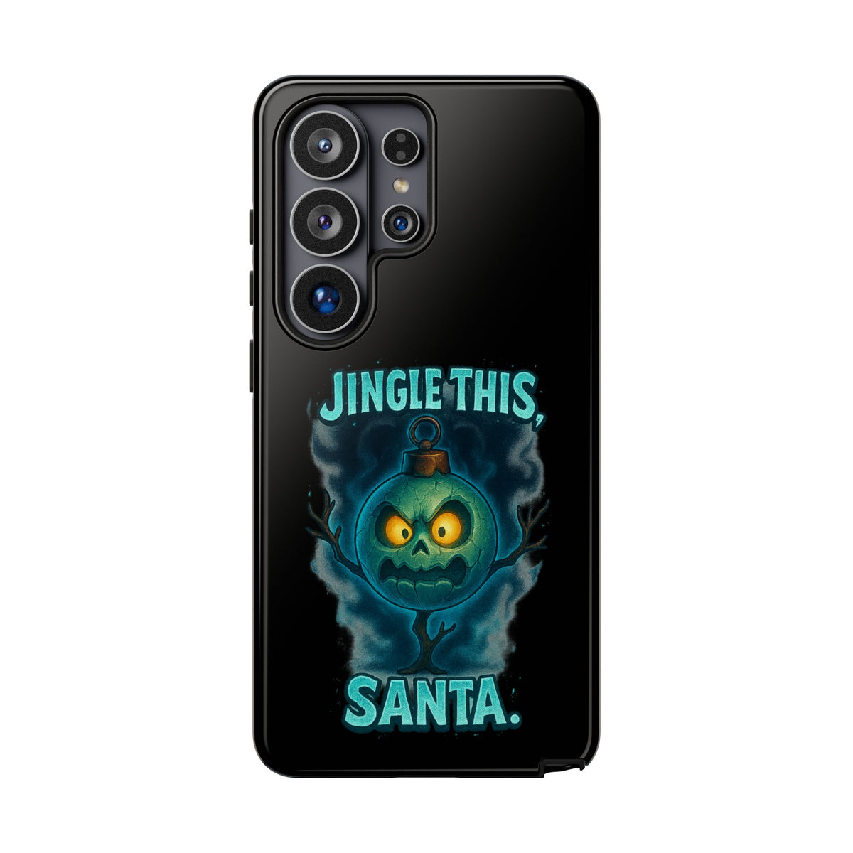 Phone Case - 'Jingle This, Santa' Spooky Holiday Protective Case