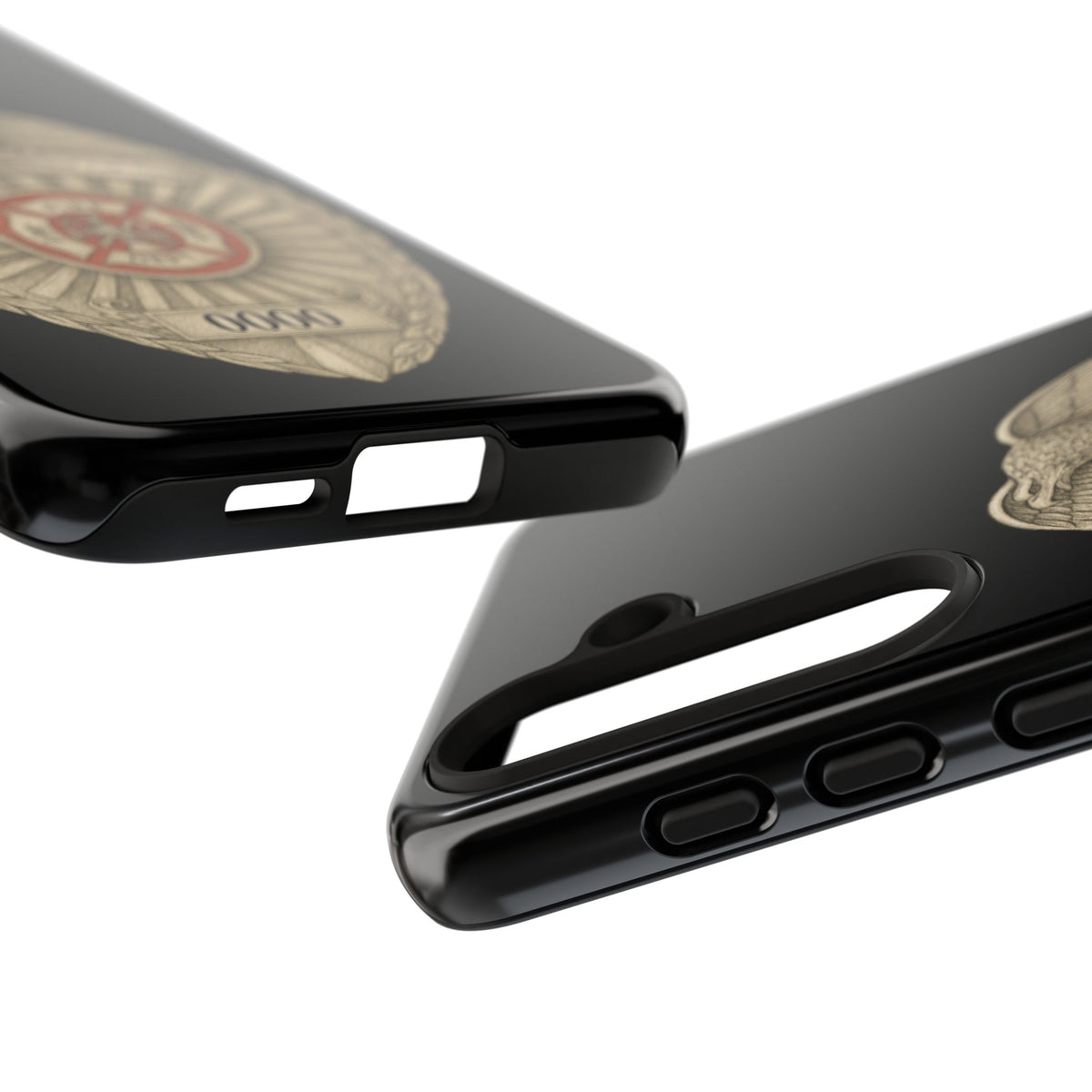 Firefighter Badge Phone Case – Personalized Dept. Emblem Tough Case