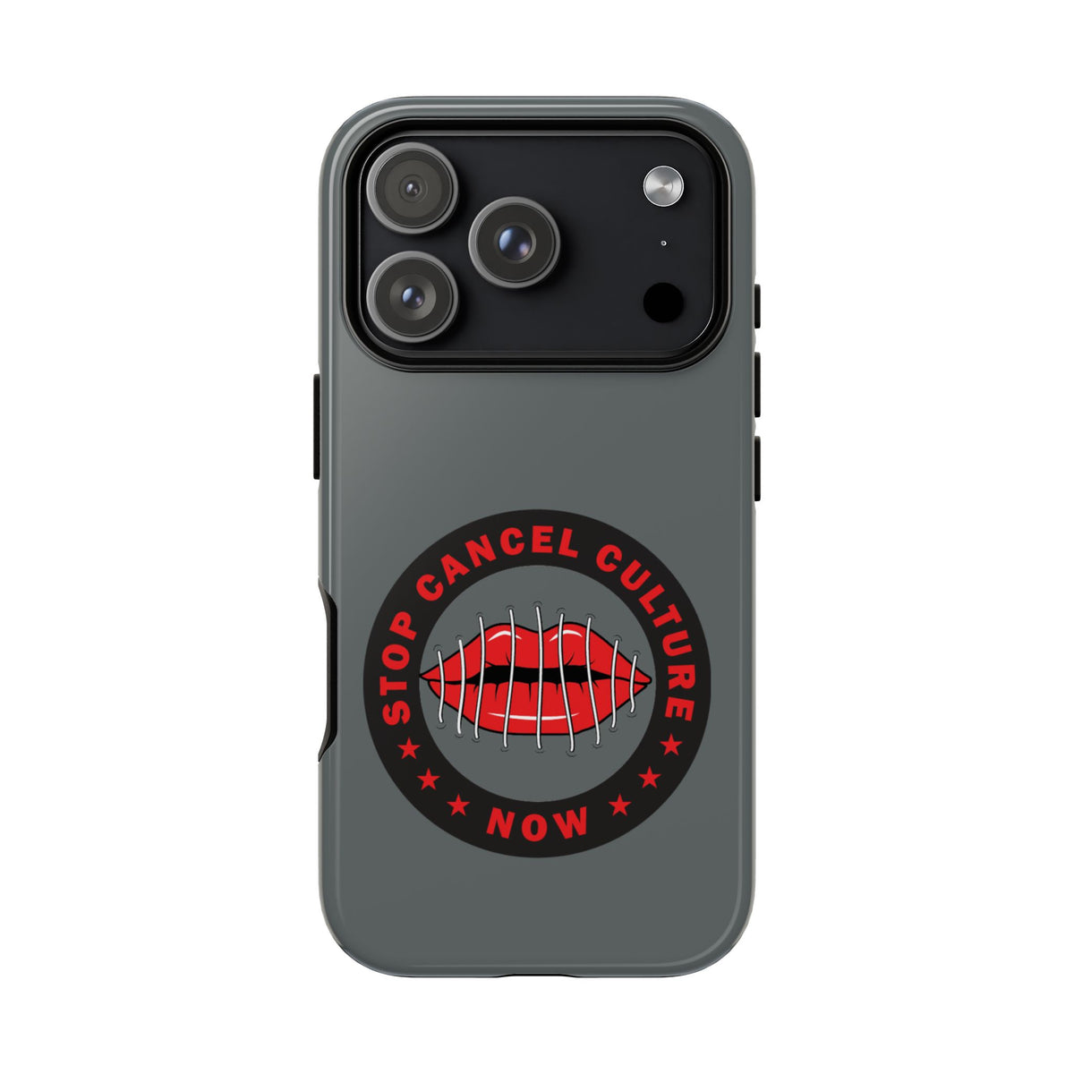 Phone Case — "Stop Cancel Culture Now" Graphic Tough Protective Case