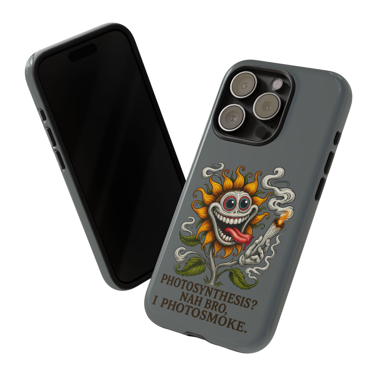Photosmoke Sunflower Phone Case — Funny Stoner Botanical iPhone Cover