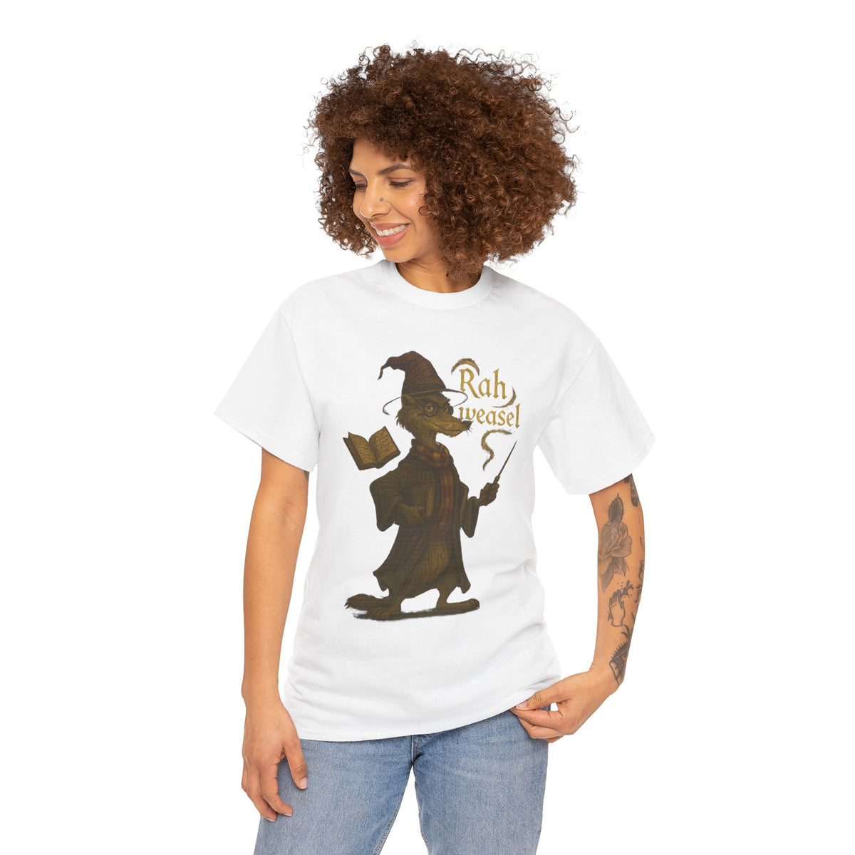 Rah Weasel – Vintage Wizard Parody Tee