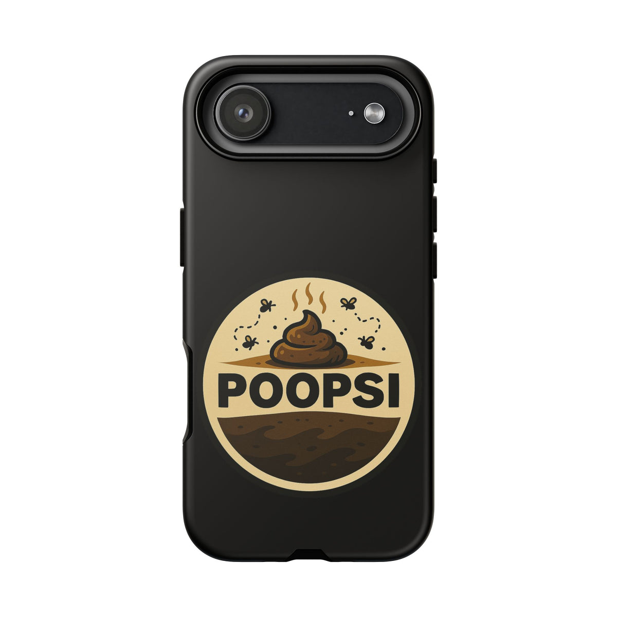 Phone Case — 'POOPSI' Funny Poop Logo Protective Cover