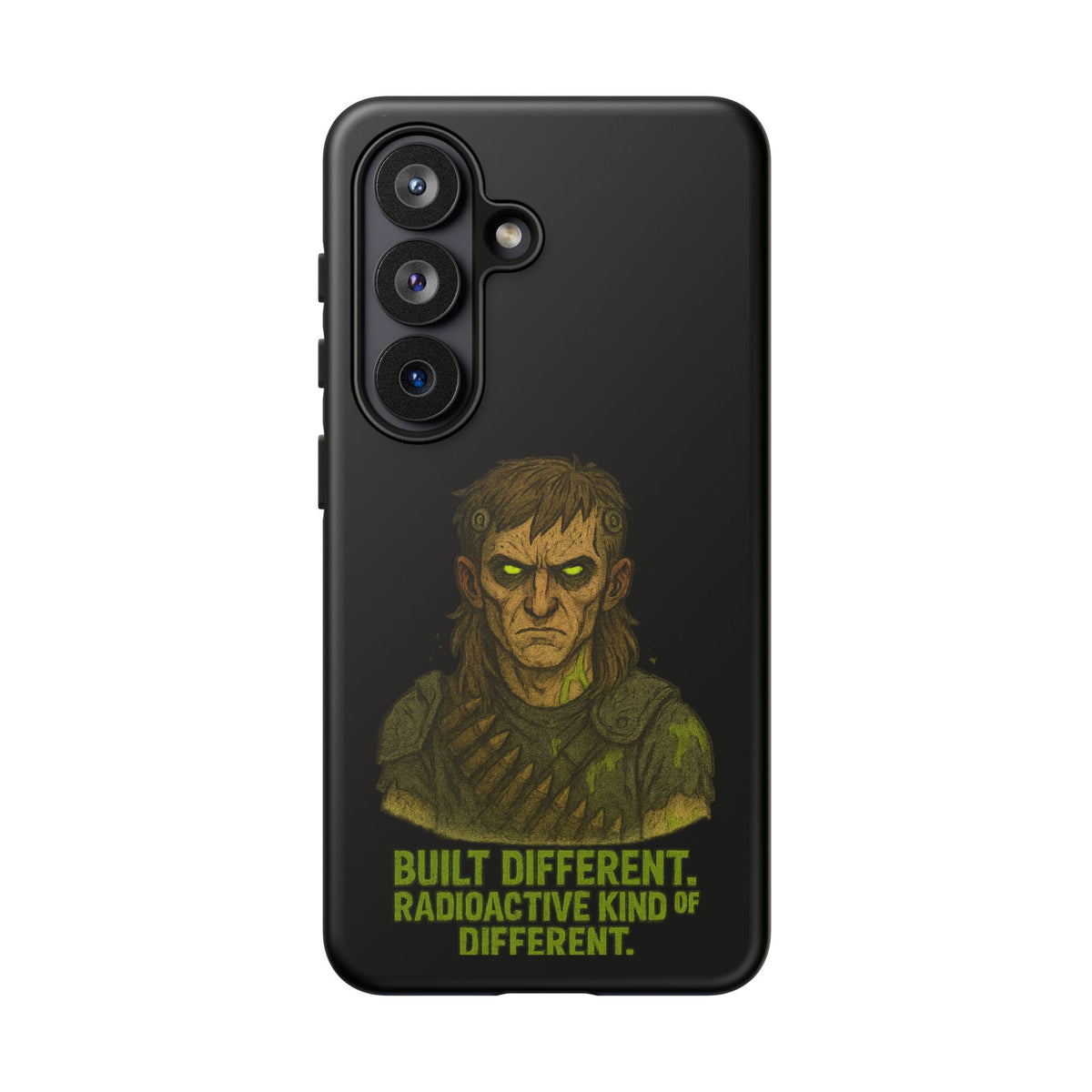 Phone Case — "Built Different, Radioactive Kind of Different" Mutant Design