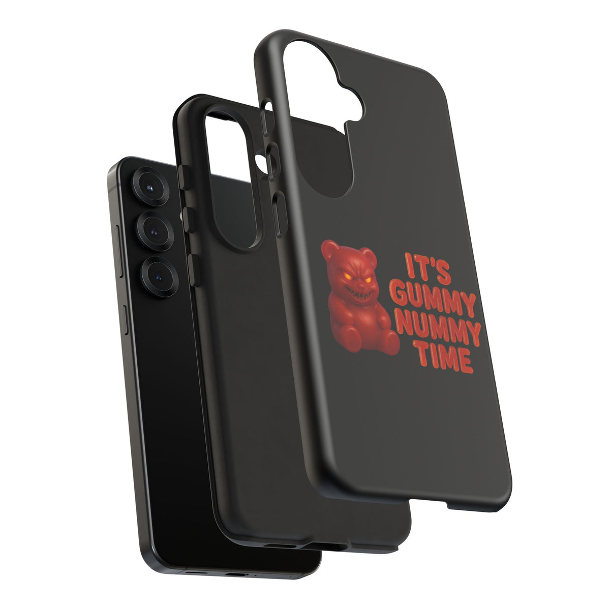 Phone Case — "It's Gummy Nummy Time" Red Gummy Bear Protective Case