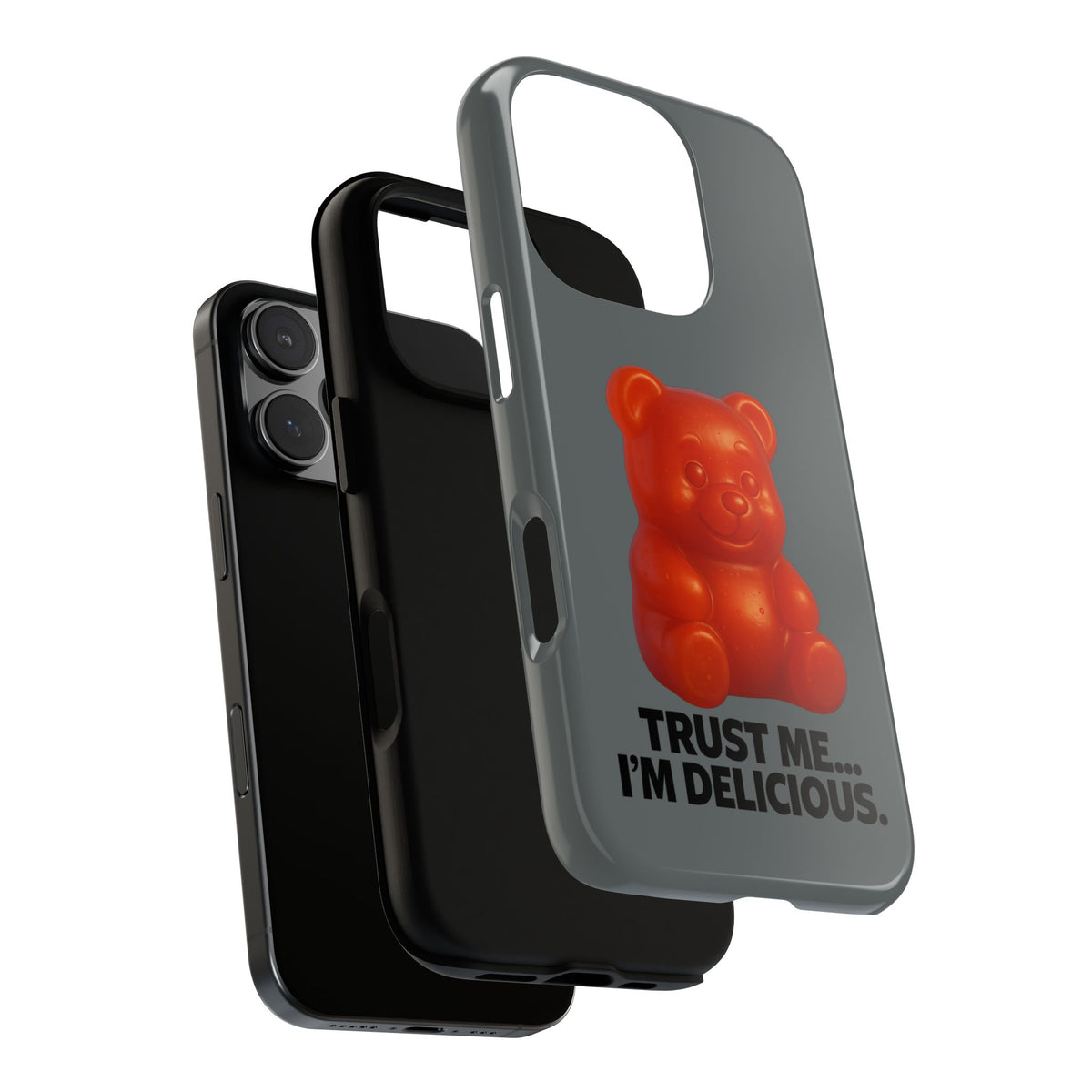 Phone Case — Red Gummy Bear 'Trust Me... I'm Delicious' Protective Case