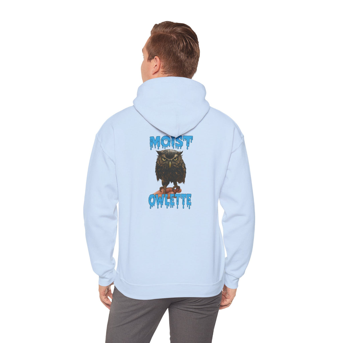Owl Graphic Hoodie – “Must Owelette” Retro Drip Design