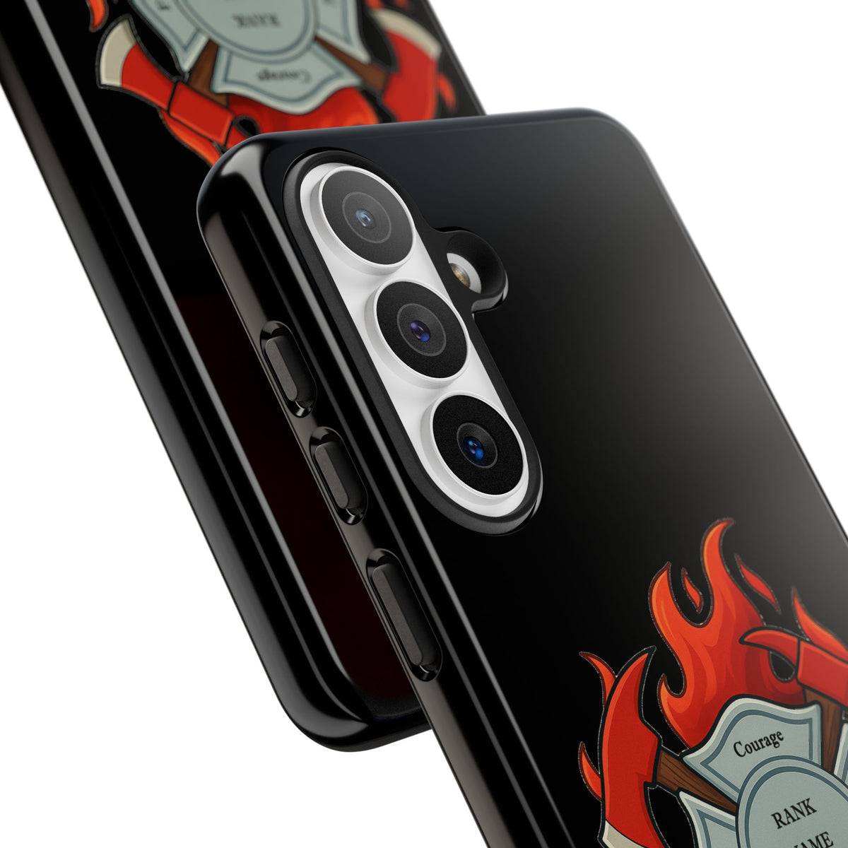 Firefighter Maltese Cross Phone Case — Custom Rank/Name/District Design