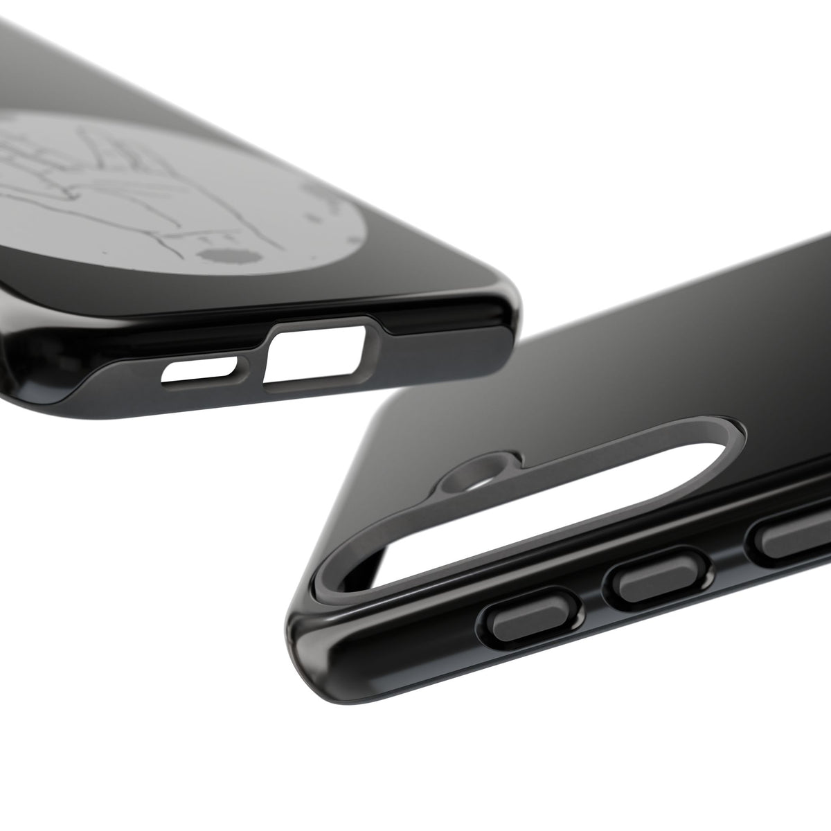 Spock Live Long Phone Case — Vulcan Salute Moon Graphic