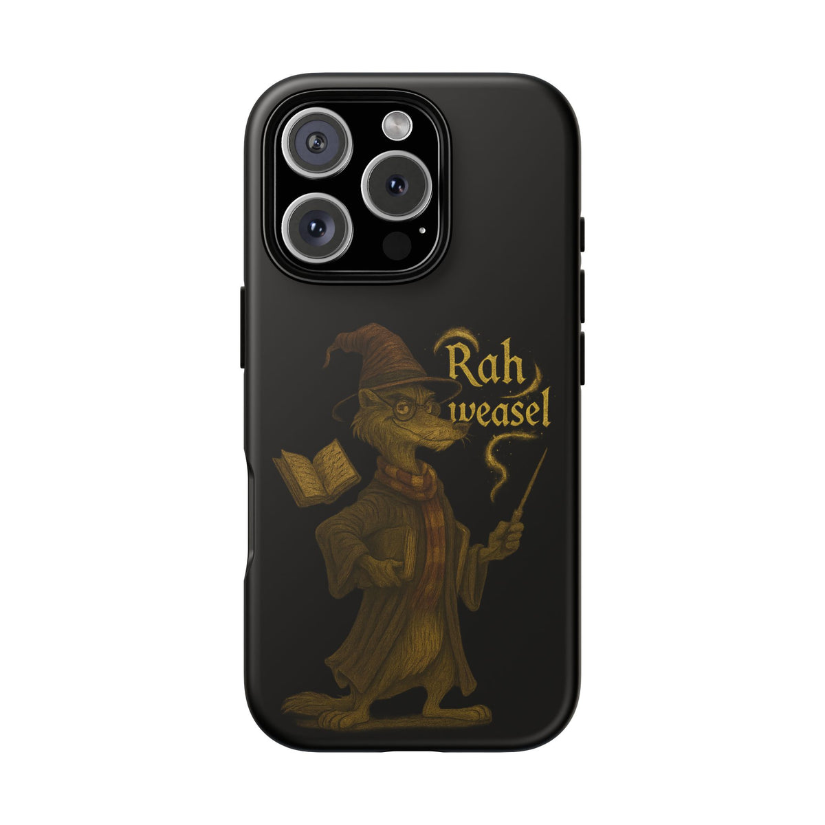Rah Weasel Wizard Phone Case — Cute Fantasy Magical Creature iPhone Cover