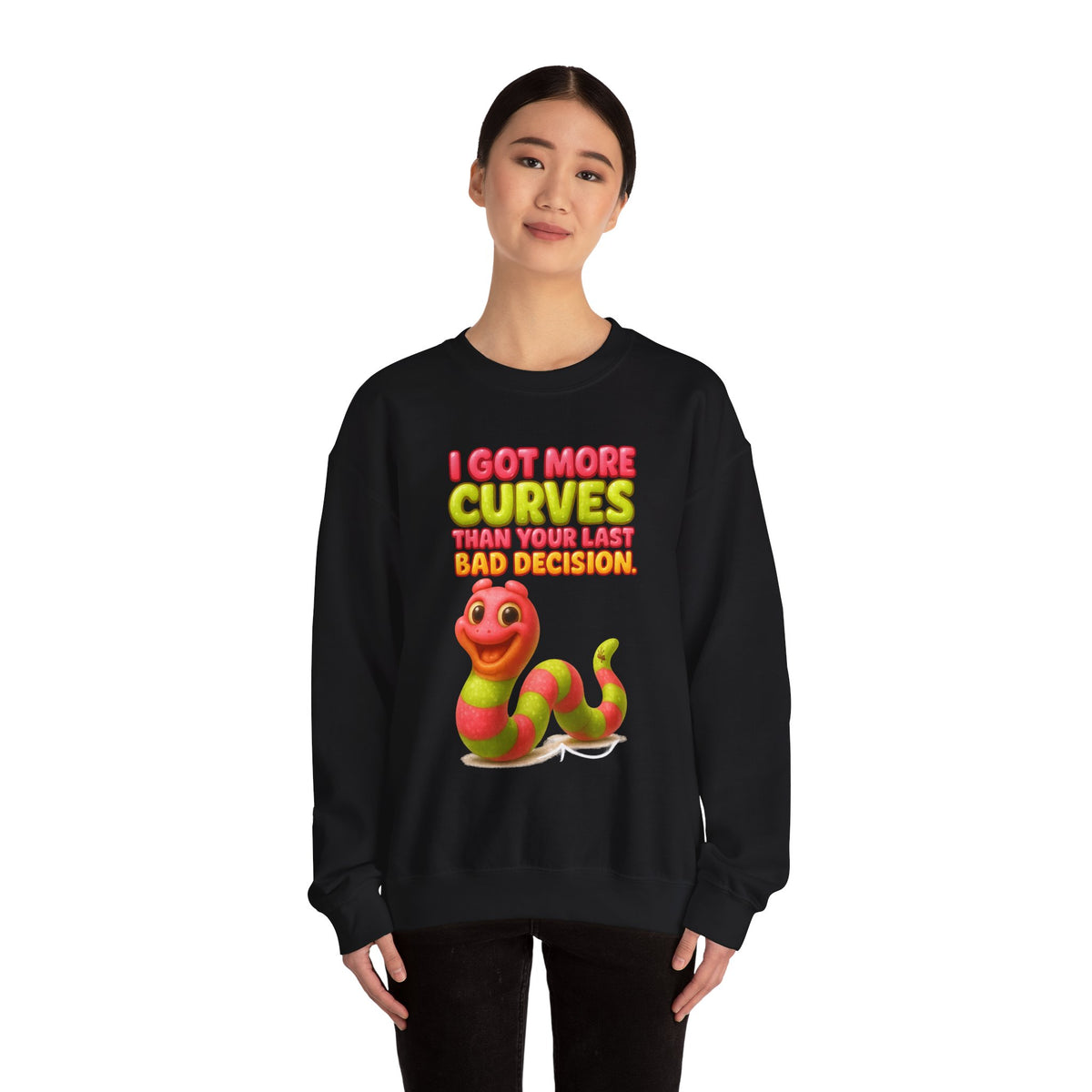More Curves Than Your Last Bad Decision Crewneck
