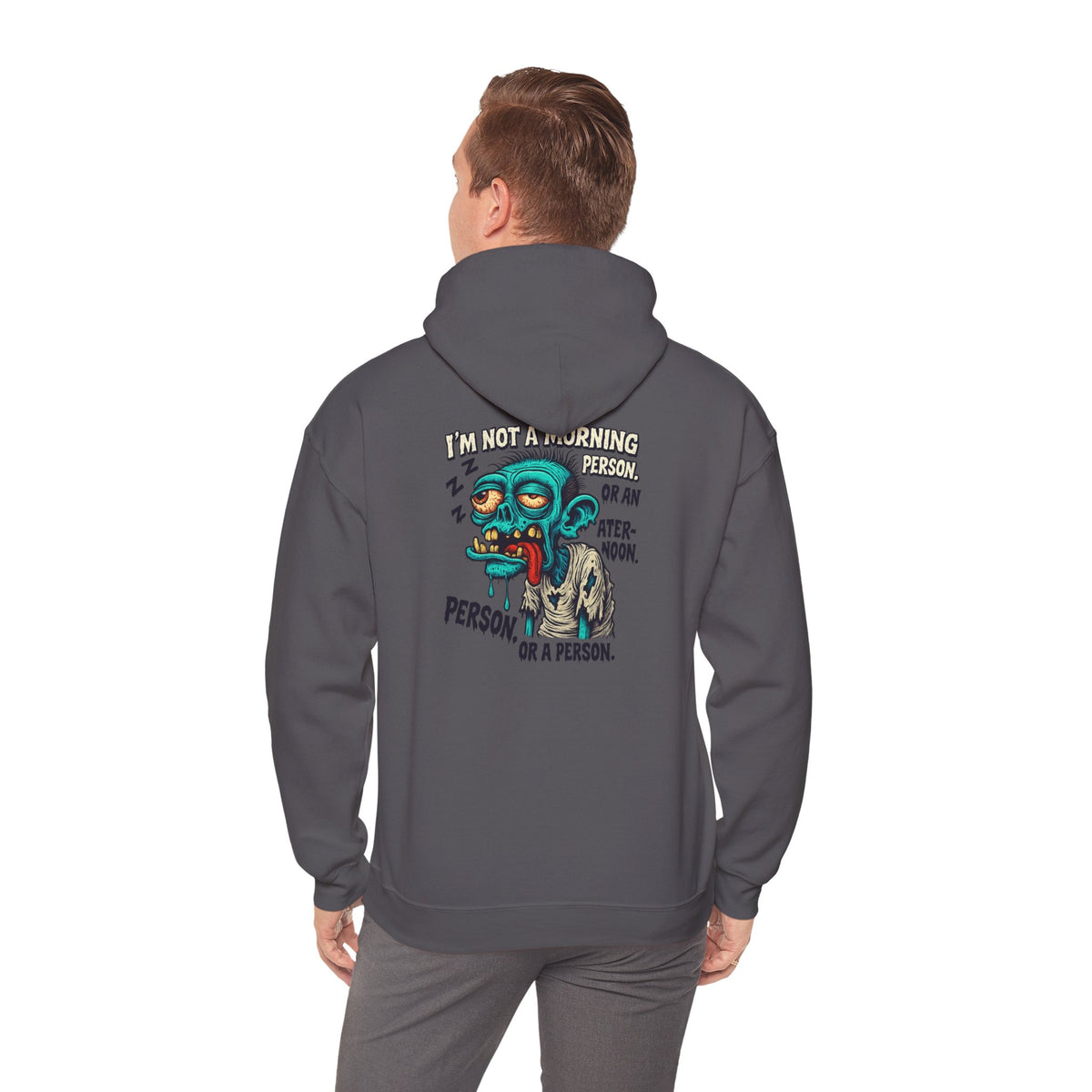 Not a Morning Person Hoodie – Zombie Edition