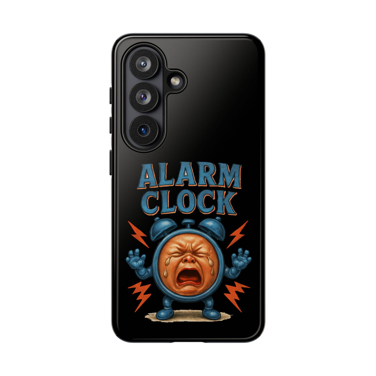 Phone Case — "Alarm Clock" Retro Screaming Clock Protective Cover