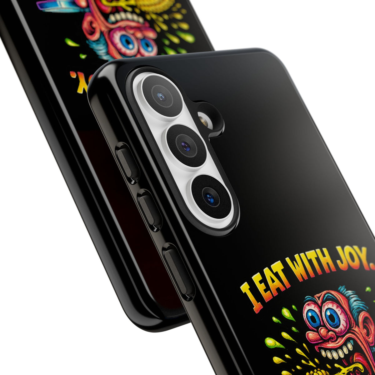 Phone Case — "I Eat With Joy, I Regret With Fury" Graphic
