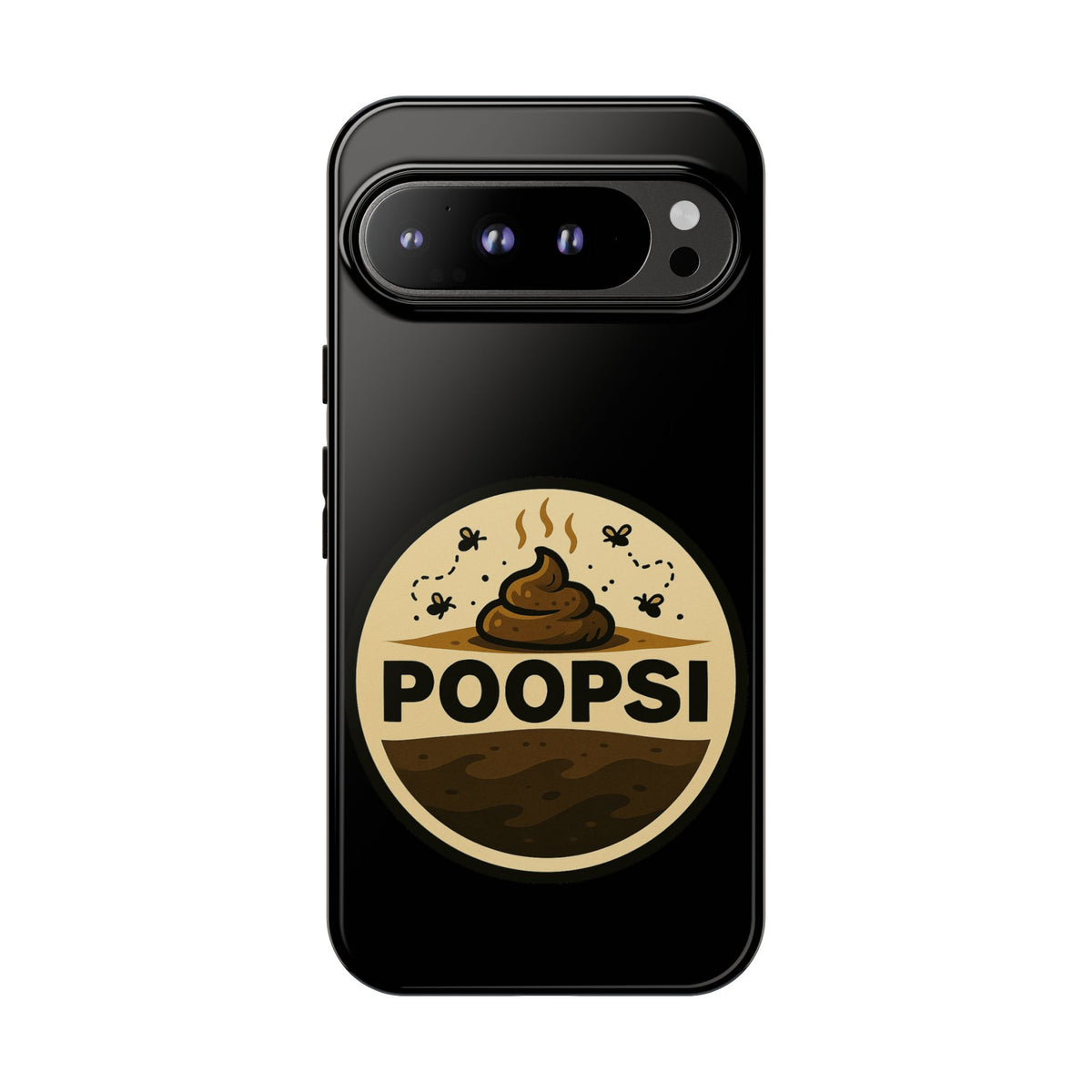 Phone Case — 'POOPSI' Funny Poop Logo Protective Cover