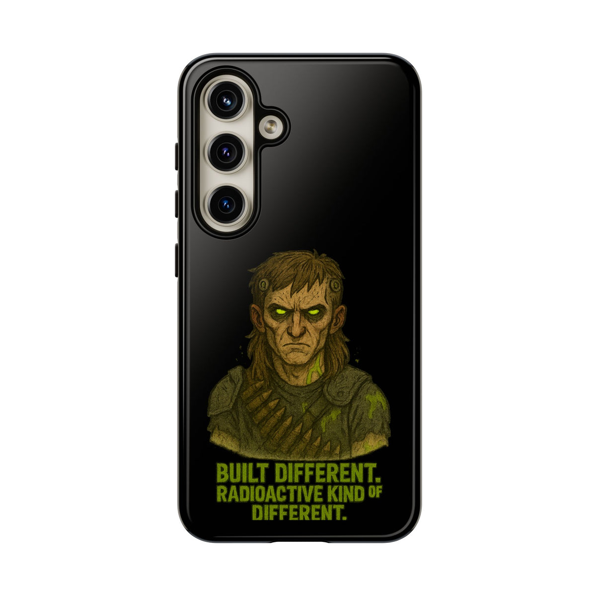 Phone Case — "Built Different, Radioactive Kind of Different" Mutant Design