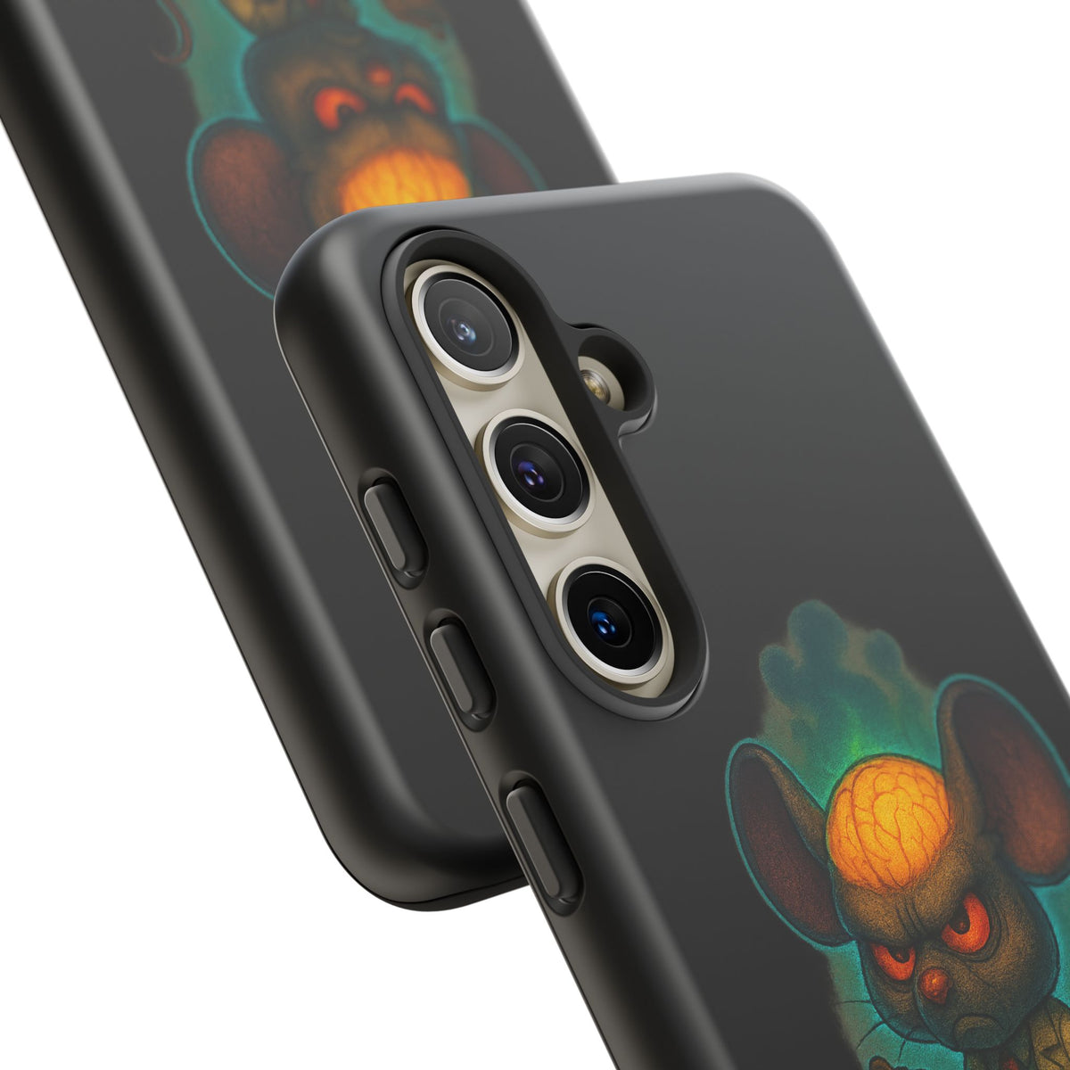 Phone Case — 'You'll Be Cheese in the Simulation' Angry Detective Mouse Graphic