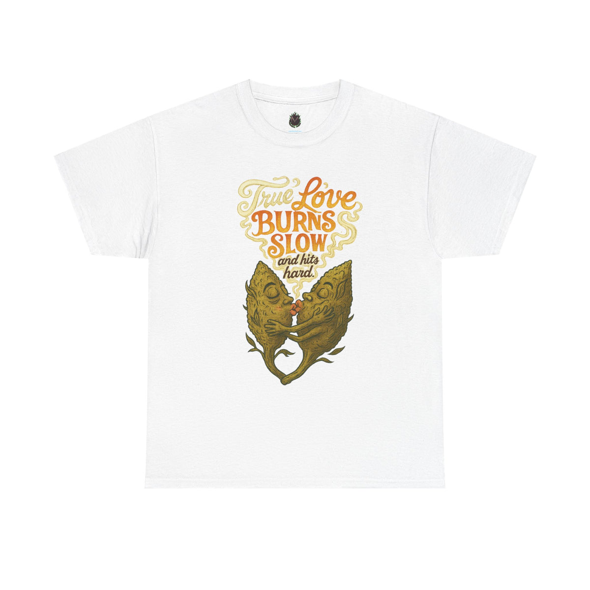 True Love Burns Slow and Hits Hard – Romantic Surrealist Fish T-Shirt
