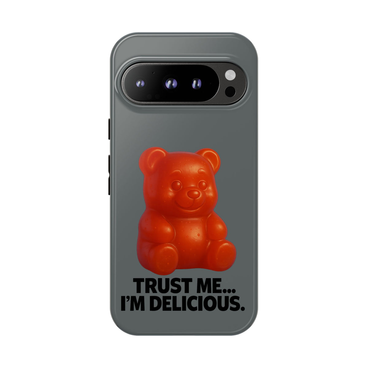 Phone Case — Red Gummy Bear 'Trust Me... I'm Delicious' Protective Case