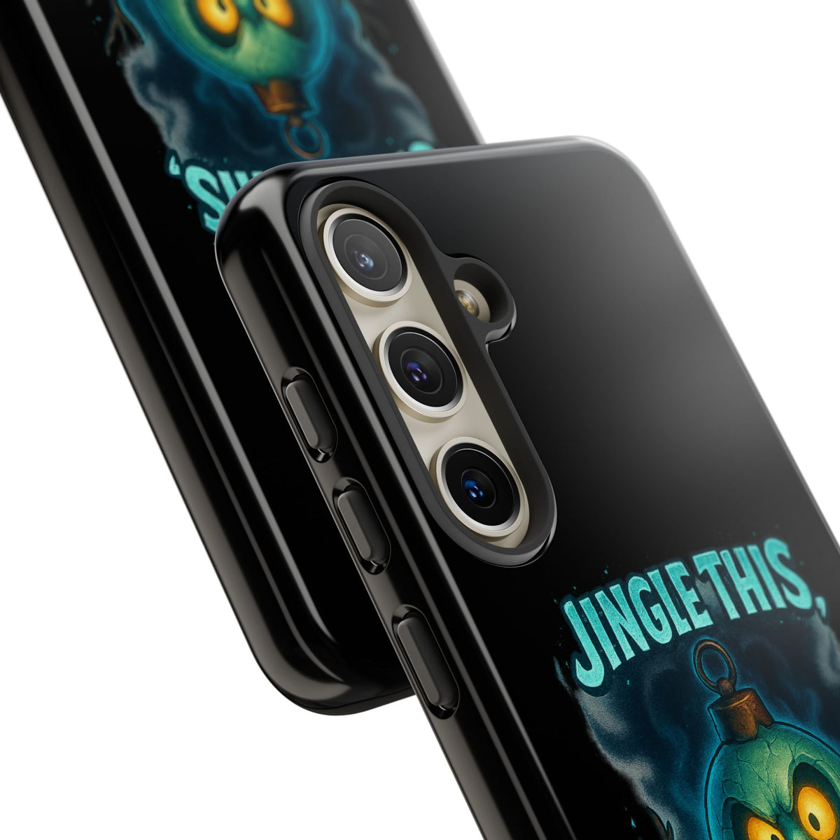 Phone Case - 'Jingle This, Santa' Spooky Holiday Protective Case