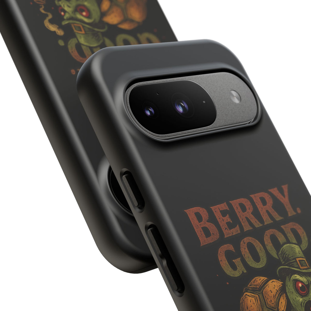 Phone Case — 'Berry Good' Zombie Turtle Graphic Tough Protective Case