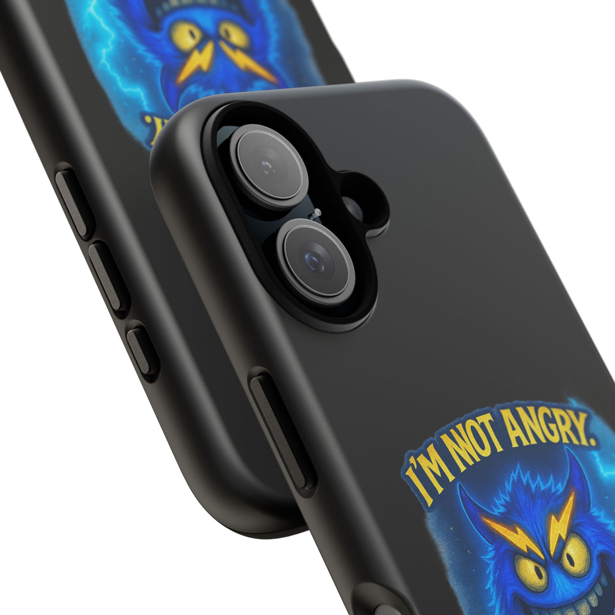 Phone Case - "I'm Not Angry, I'm Fully Charged" Electric Monster Protective Cover