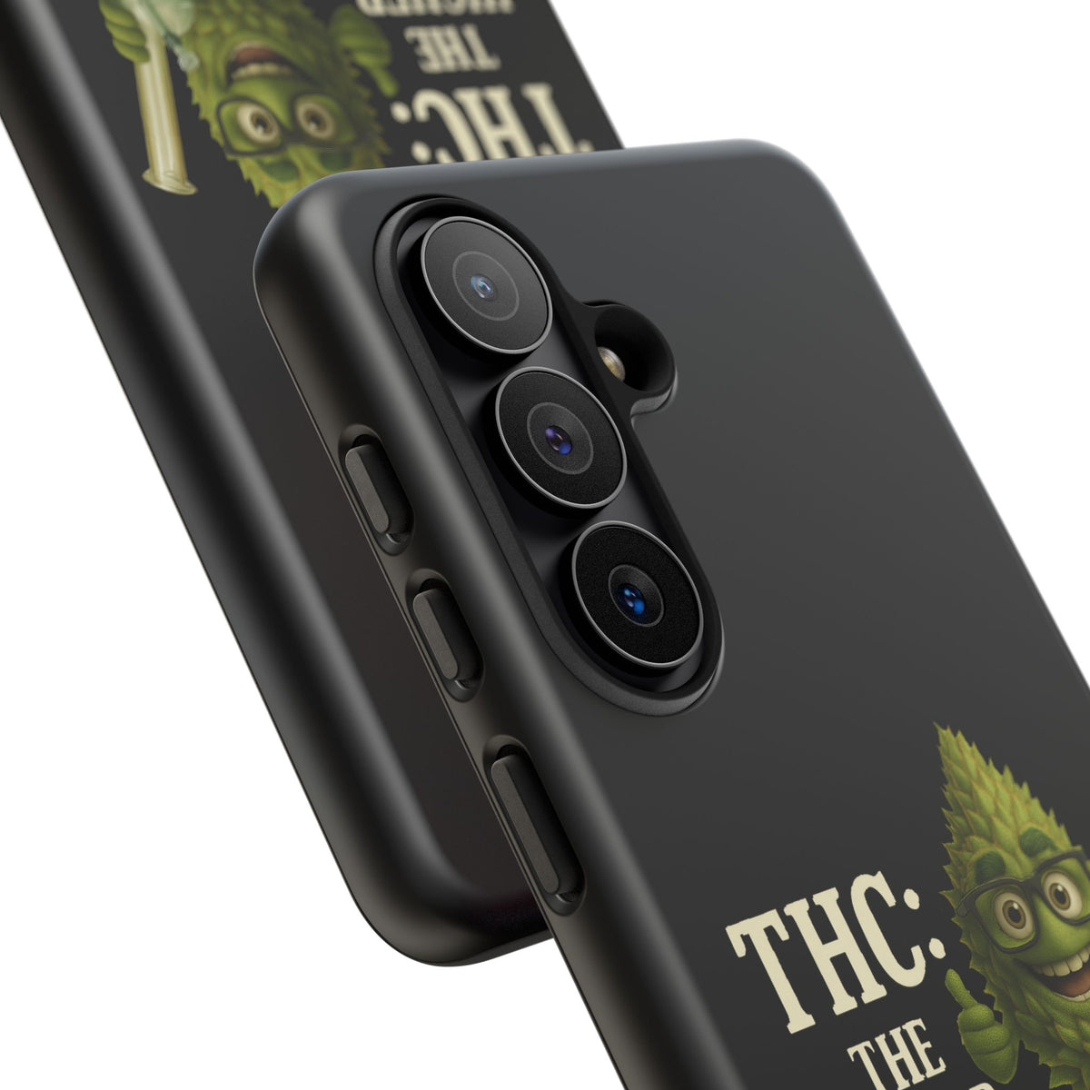 THC The Higher Curriculum Phone Case – Funny Cannabis Nug Cartoon iPhone Case