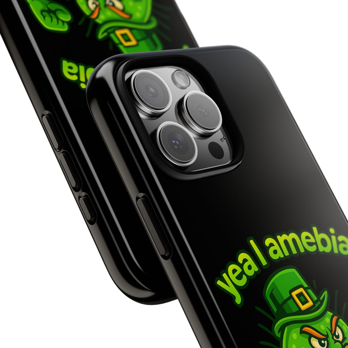 Phone Case – “Yea I Amebia, Amebia Your Face” St. Patrick’s Day Funny Amoeba Design